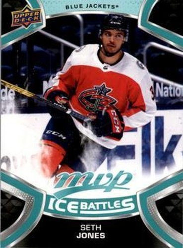 #3 Seth Jones - Columbus Blue Jackets - 2021-22 Upper Deck MVP - Ice Battles Hockey
