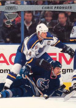 #3 Chris Pronger - St. Louis Blues - 2001-02 Stadium Club Hockey