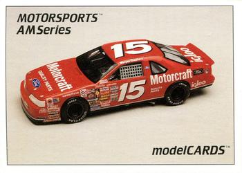 #3 Morgan Shepherd's Car - Bud Moore Engineering - 1992 Motorsports Modelcards AM Series Racing