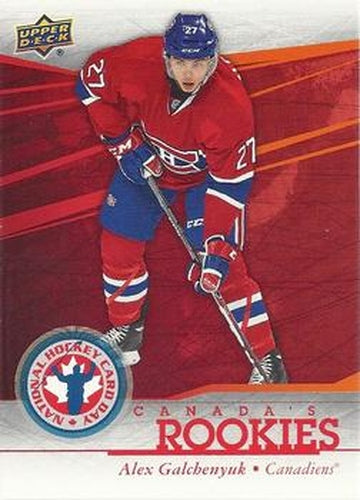#NHCD 3 Alex Galchenyuk - Montreal Canadiens - 2014 Upper Deck National Hockey Card Day Canada Hockey