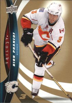 #3 Dion Phaneuf - Calgary Flames - 2009-10 Upper Deck Trilogy Hockey