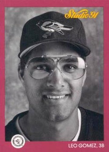 #3 Leo Gomez - Baltimore Orioles - 1991 Studio Baseball