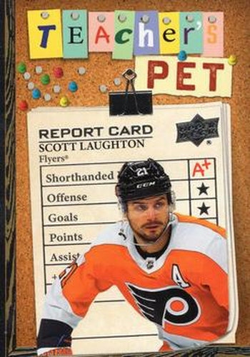 #TP-3 Scott Laughton - Philadelphia Flyers - 2023-24 Upper Deck - Teacher's Pet Hockey