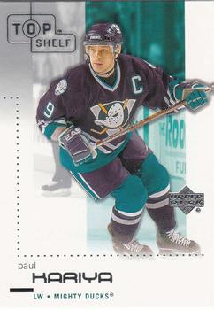 #3 Paul Kariya - Anaheim Mighty Ducks - 2002-03 Upper Deck Top Shelf Hockey