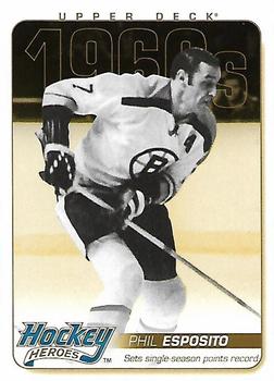 #HH16 Phil Esposito - Boston Bruins - 2011-15 Upper Deck - Hockey Heroes