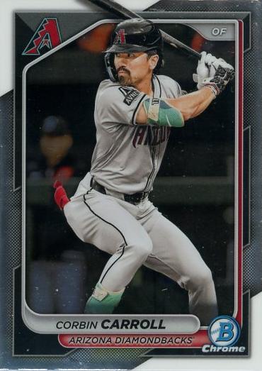 #3 Corbin Carroll - Arizona Diamondbacks - 2024 Bowman Chrome Baseball