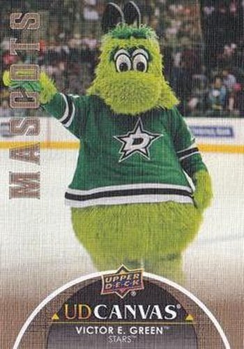 #C400 Victor E. Green - Dallas Stars - 2021-22 Upper Deck - UD Canvas Hockey