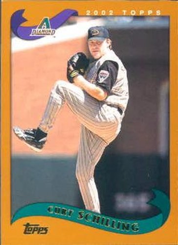 #400 Curt Schilling - Arizona Diamondbacks - 2002 Topps Baseball