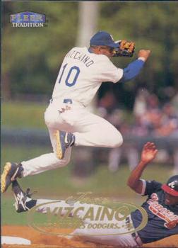 #401 Jose Vizcaino - Los Angeles Dodgers - 1998 Fleer Tradition Baseball