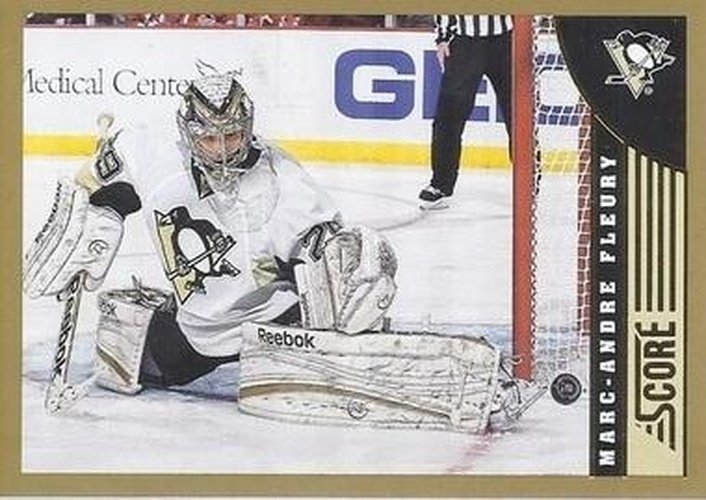 #401 Marc-Andre Fleury - Pittsburgh Penguins - 2013-14 Score - Gold Hockey