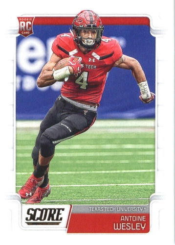 #401 Antoine Wesley - Texas Tech Red Raiders - 2019 Score Football