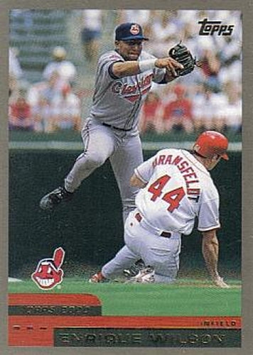 #401 Enrique Wilson - Cleveland Indians - 2000 Topps Baseball