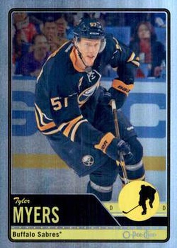 #401 Tyler Myers - Buffalo Sabres - 2012-13 O-Pee-Chee - Rainbow Hockey