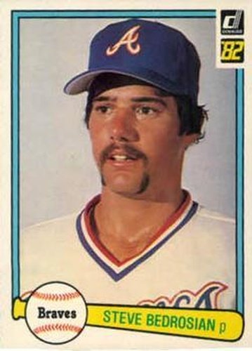 #401 Steve Bedrosian - Atlanta Braves - 1982 Donruss Baseball