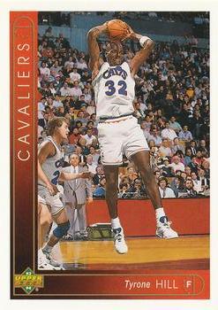 #401 Tyrone Hill - Cleveland Cavaliers - 1993-94 Upper Deck Basketball