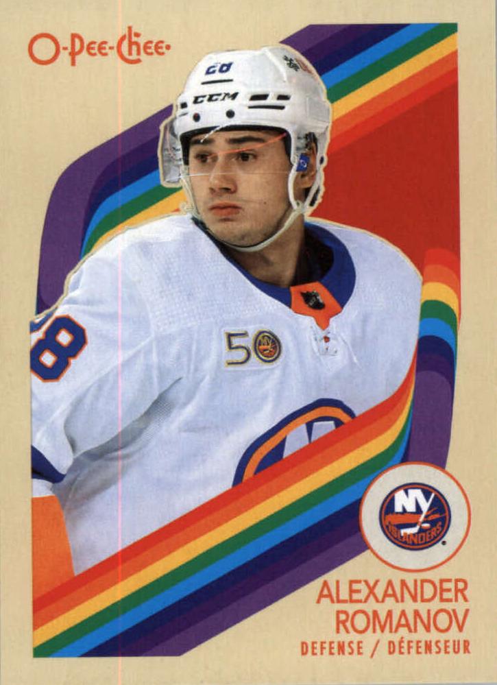 #401 Alexander Romanov - New York Islanders - 2023-24 O-Pee-Chee - Retro Hockey