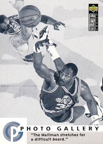 #402 Karl Malone - Utah Jazz - 1995-96 Collector's Choice Basketball