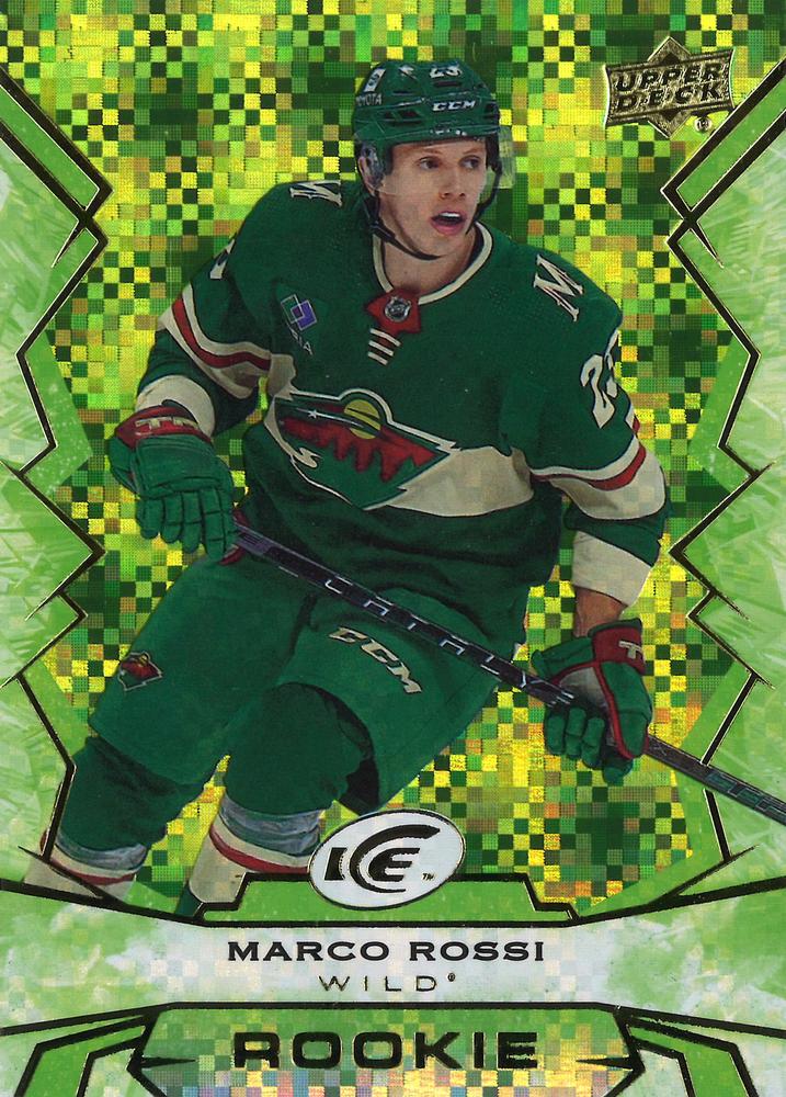 #113 Marco Rossi - Minnesota Wild - 2022-23 Upper Deck Ice - Green Hockey