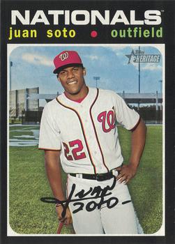 #403 Juan Soto - Washington Nationals - 2020 Topps Heritage Baseball