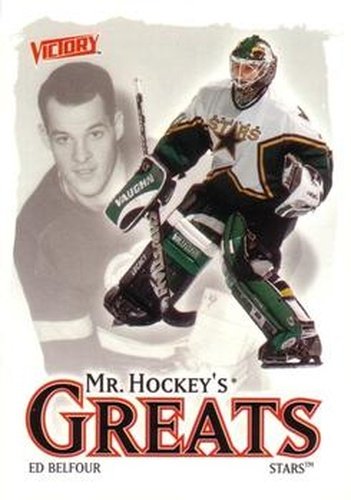 #403 Ed Belfour - Dallas Stars - 2001-02 Upper Deck Victory Hockey