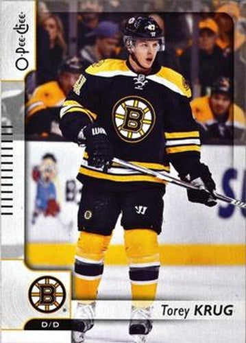 #403 Torey Krug - Boston Bruins - 2017-18 O-Pee-Chee Hockey