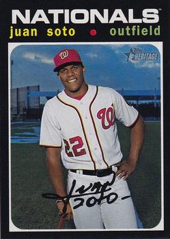 #403c Juan Soto - Washington Nationals - 2020 Topps Heritage Baseball