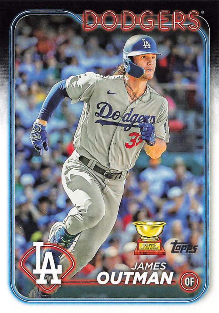 #362 James Outman - Los Angeles Dodgers - 2024 Topps Baseball