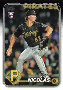 #408 Kyle Nicolas - Pittsburgh Pirates - 2024 Topps Baseball