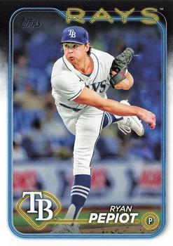 #411 Ryan Pepiot - Tampa Bay Rays - 2024 Topps Baseball