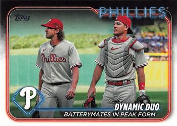 #428 Dynamic Duo (J.T. Realmuto / Aaron Nola) - Philadelphia Phillies - 2024 Topps Baseball