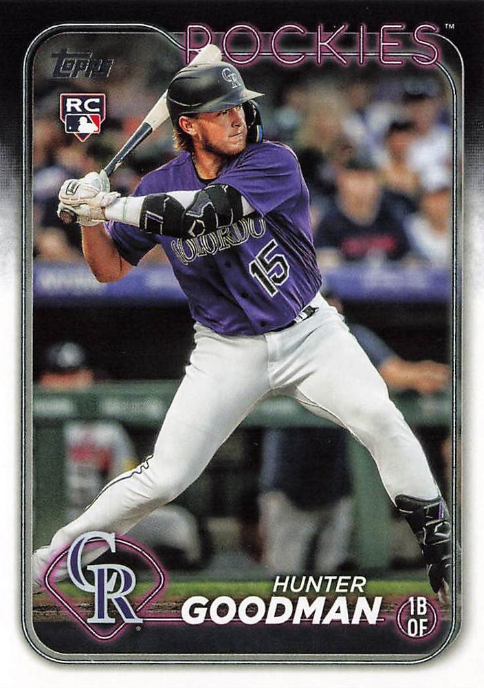 #432 Hunter Goodman - Colorado Rockies - 2024 Topps Baseball
