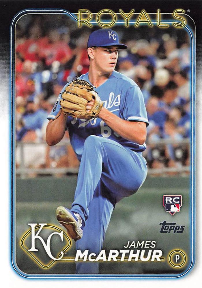 #434 James McArthur - Kansas City Royals - 2024 Topps Baseball