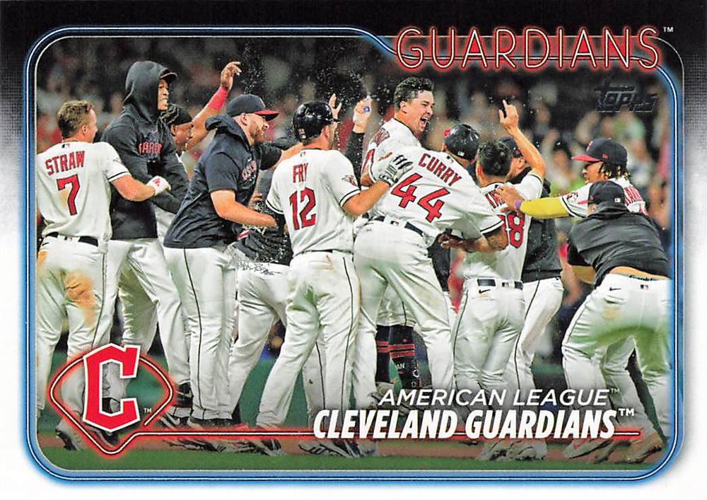 #439 Cleveland Guardians - Cleveland Guardians - 2024 Topps Baseball
