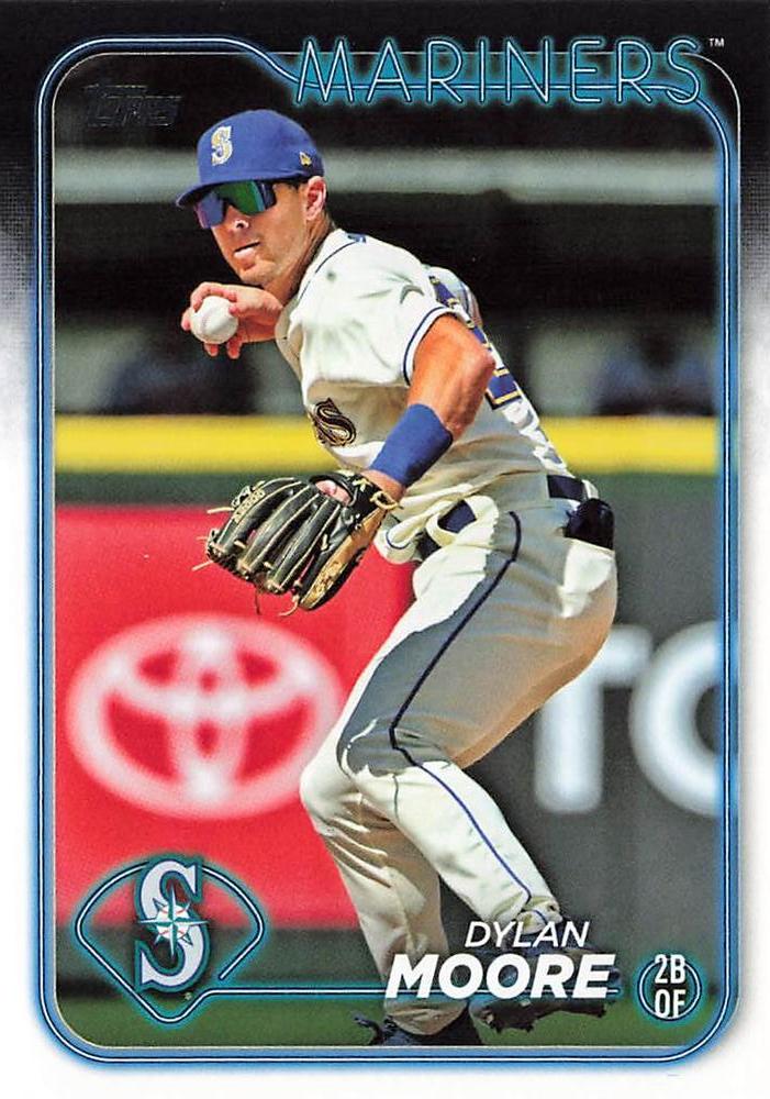 #441 Dylan Moore - Seattle Mariners - 2024 Topps Baseball
