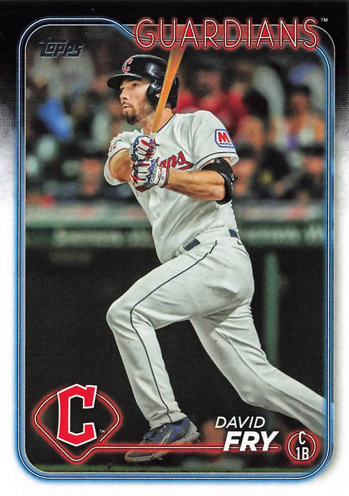 #446 David Fry - Cleveland Guardians - 2024 Topps Baseball