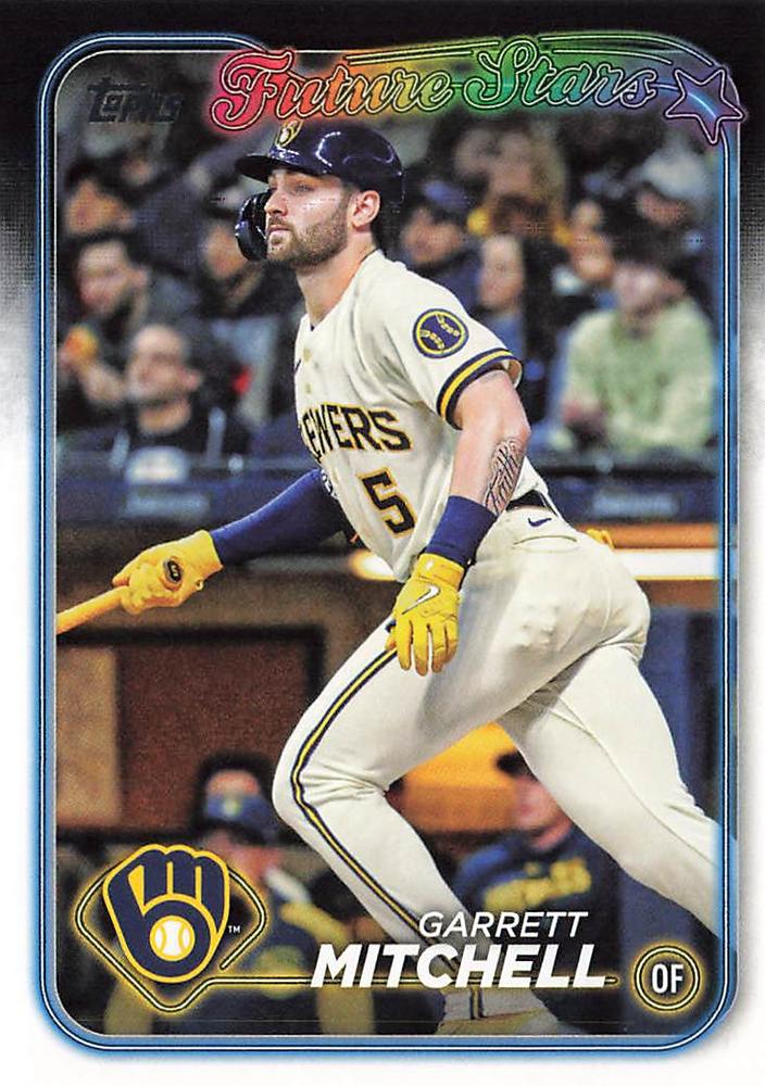 #447 Garrett Mitchell - Milwaukee Brewers - 2024 Topps Baseball