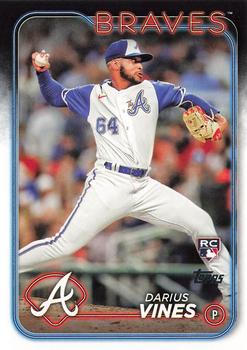 #493 Darius Vines - Atlanta Braves - 2024 Topps Baseball