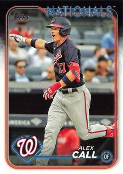 #496 Alex Call - Washington Nationals - 2024 Topps Baseball