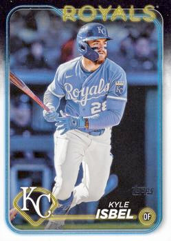 #525 Kyle Isbel - Kansas City Royals - 2024 Topps Baseball
