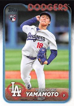 #553 Yoshinobu Yamamoto - Los Angeles Dodgers - 2024 Topps Baseball