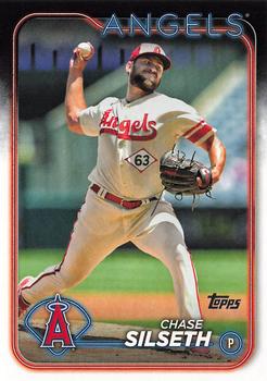#585 Chase Silseth - Los Angeles Angels - 2024 Topps Baseball