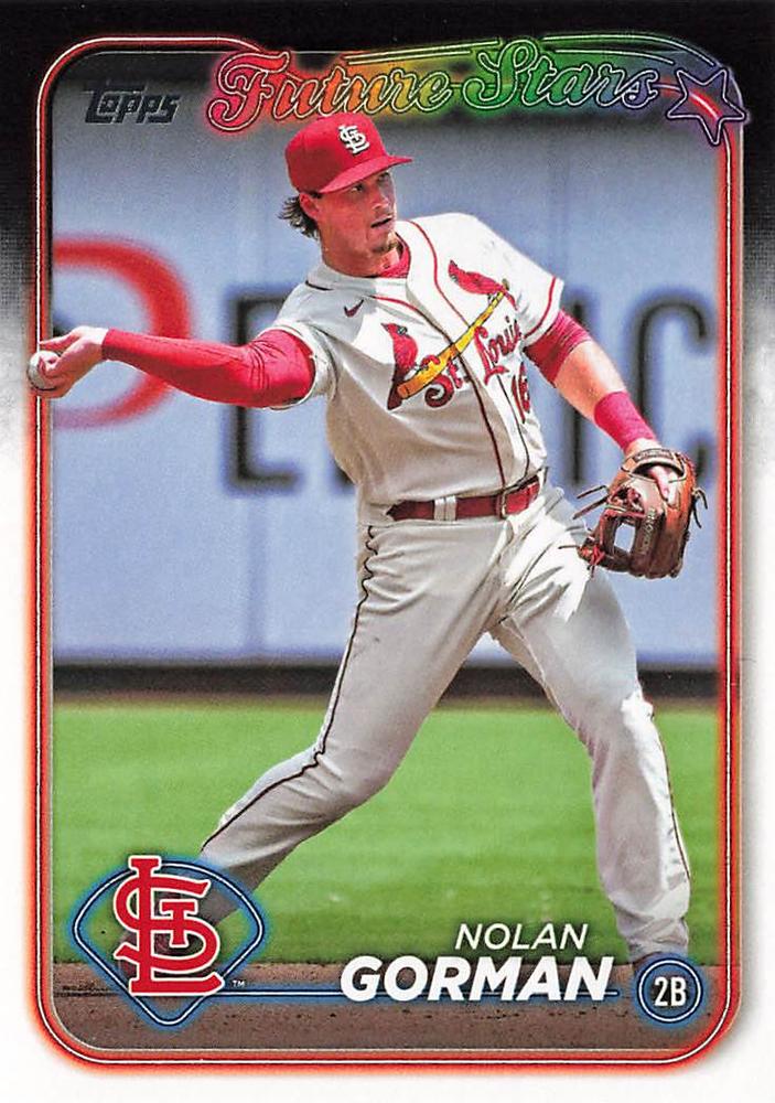 #591 Nolan Gorman - St. Louis Cardinals - 2024 Topps Baseball