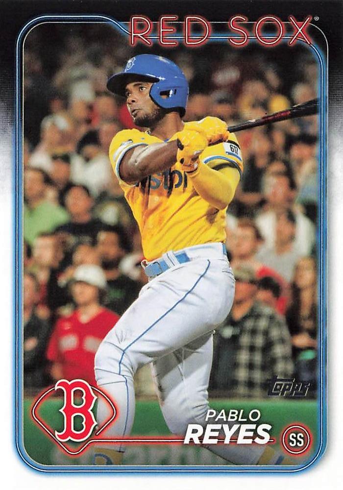 #594 Pablo Reyes - Boston Red Sox - 2024 Topps Baseball