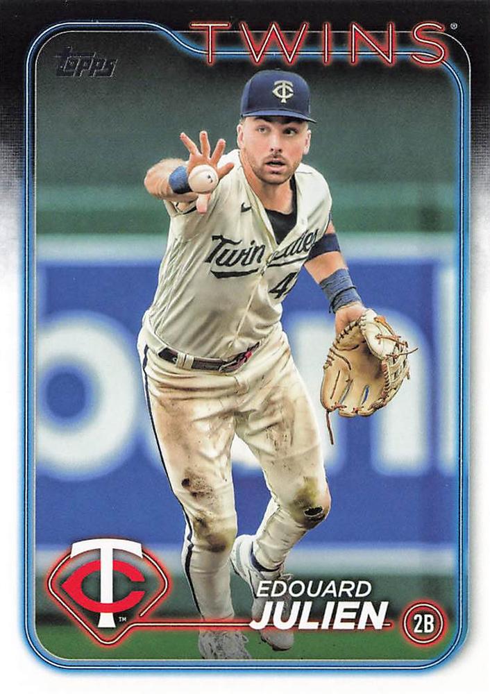 #596 Edouard Julien - Minnesota Twins - 2024 Topps Baseball