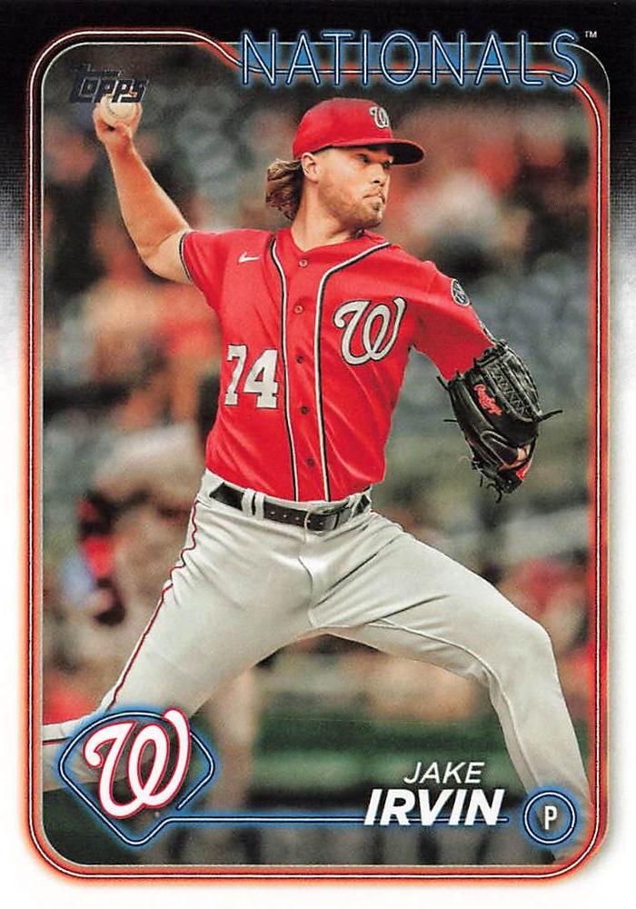 #621 Jake Irvin - Washington Nationals - 2024 Topps Baseball