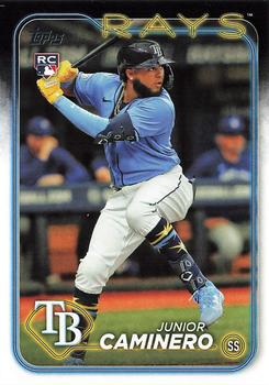 #628 Junior Caminero - Tampa Bay Rays - 2024 Topps Baseball