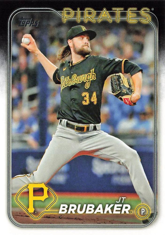 #635 JT Brubaker - Pittsburgh Pirates - 2024 Topps Baseball