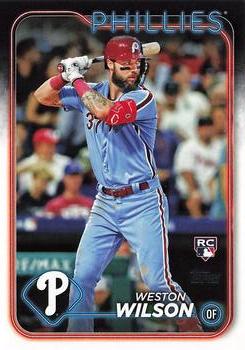 #658 Weston Wilson - Philadelphia Phillies - 2024 Topps Baseball