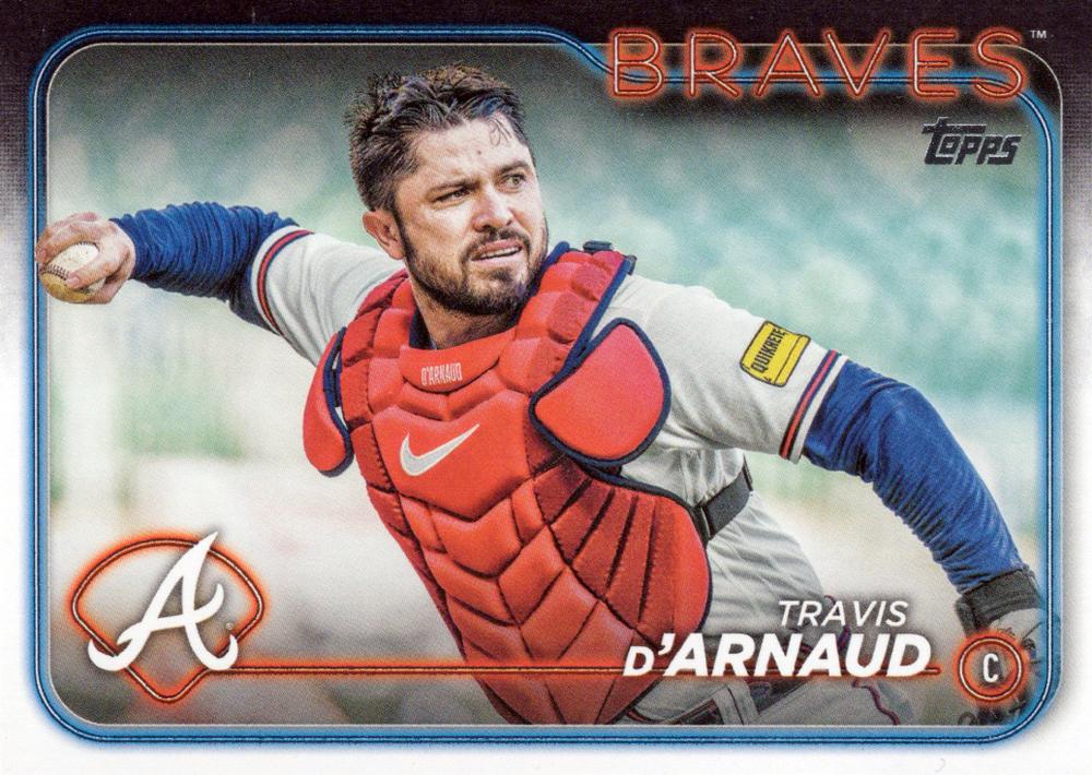 #686 Travis d'Arnaud - Atlanta Braves - 2024 Topps Baseball