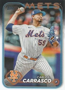 #693 Carlos Carrasco - New York Mets - 2024 Topps Baseball